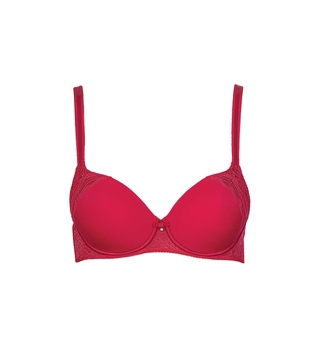 Soutien-gorge préformé Evelyn rouge Lisca - bonnets F à H