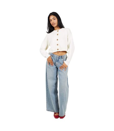 Cardigan Femme Blanc Cassé Brave Soul