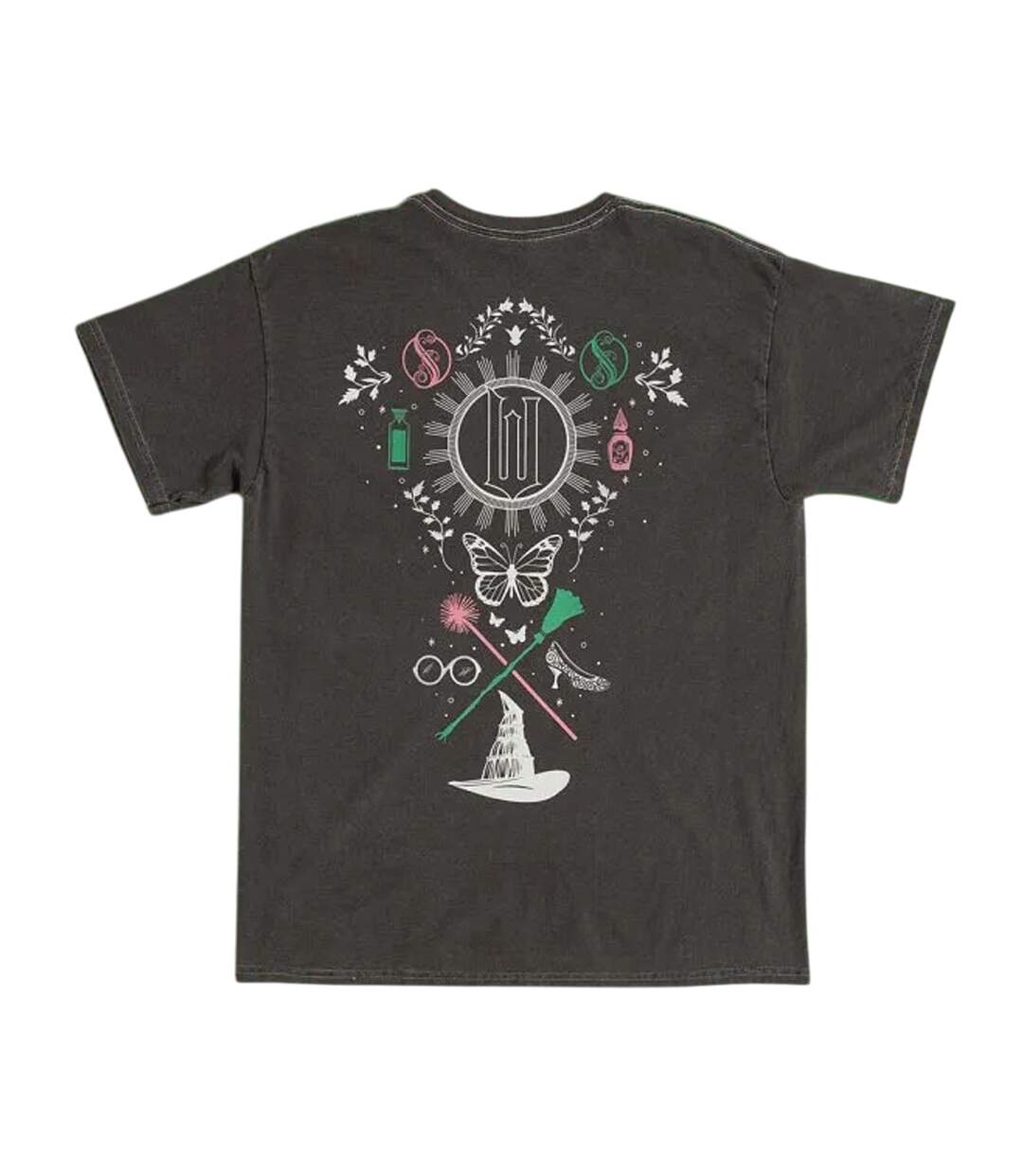 T-shirt Motif/style Icônes Adulte Charbon Wicked-3