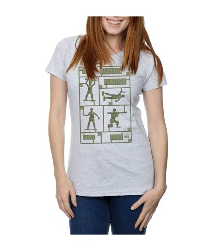 Disney Femme/Ladies Toy Story The Plastic Platoon - T-shirt en coton (Gris sportif) - UTBI44263