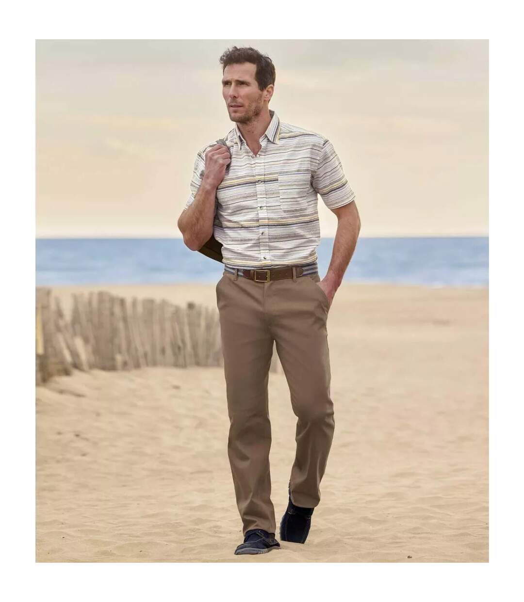 Chino homme marron Atlas For Men-3