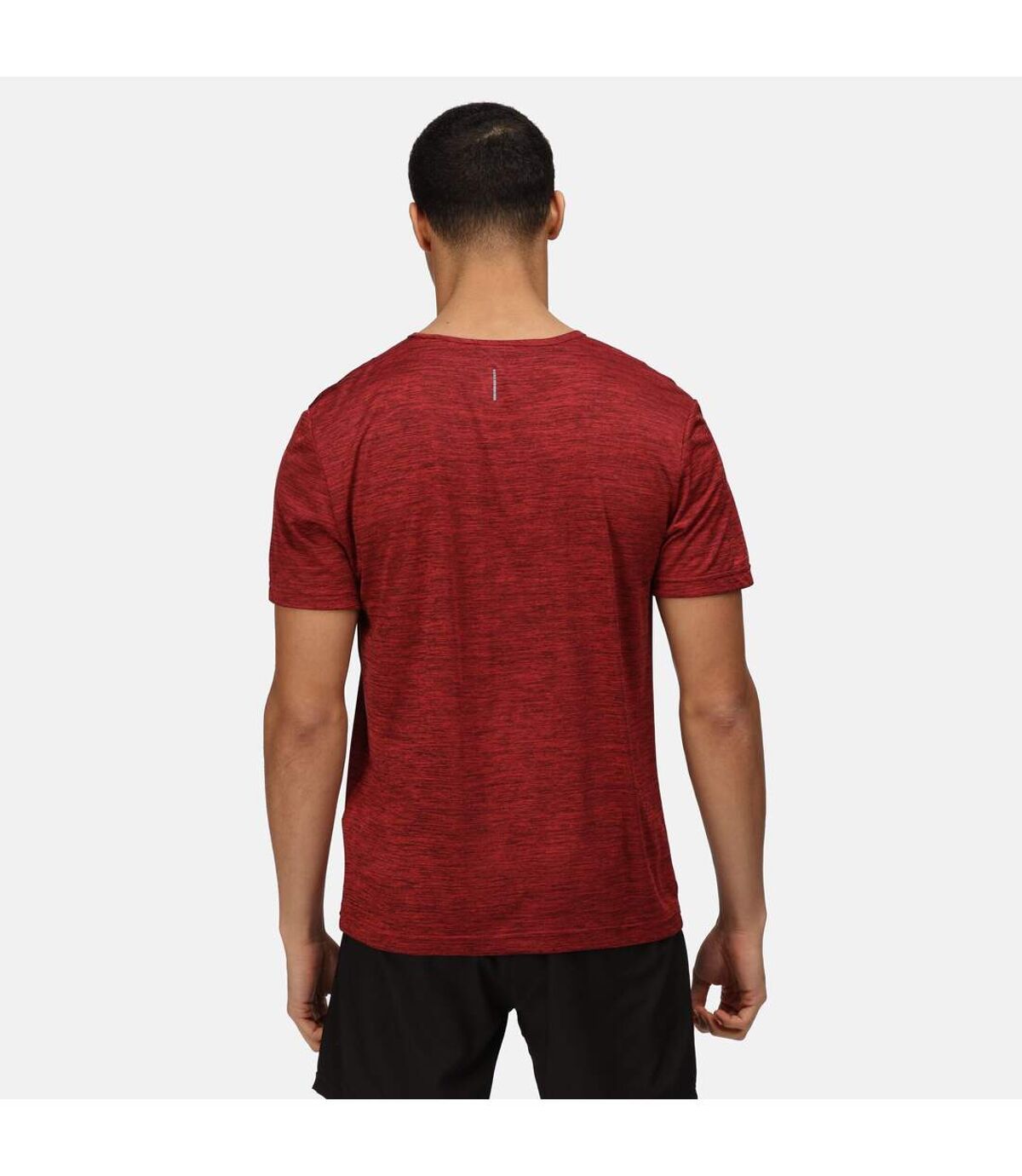 Regatta Mens Antwerp Short Sleeve Marl T-Shirt (Classic Red)
