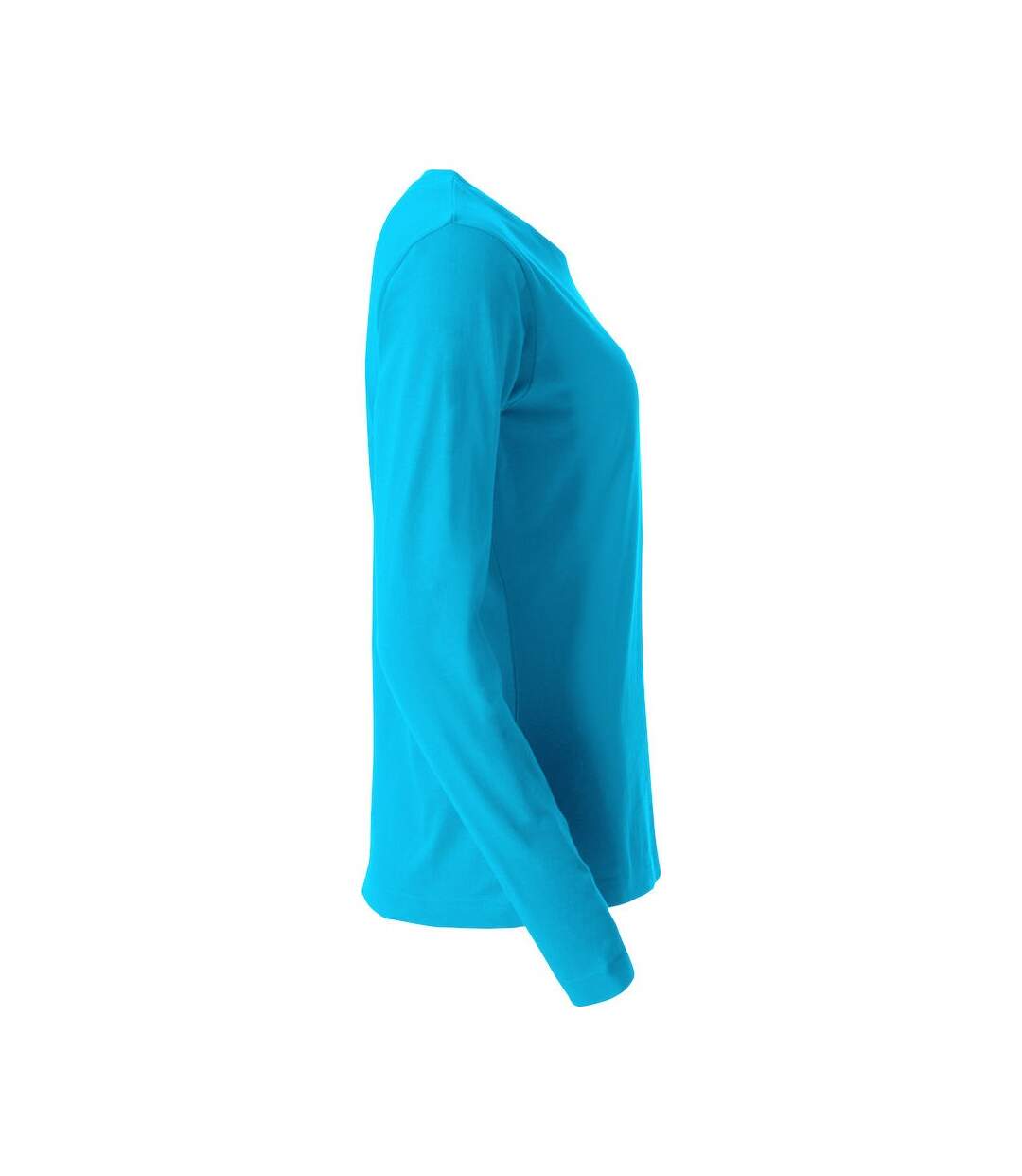 T-shirt Basic Femme Turquoise Vif Clique-4