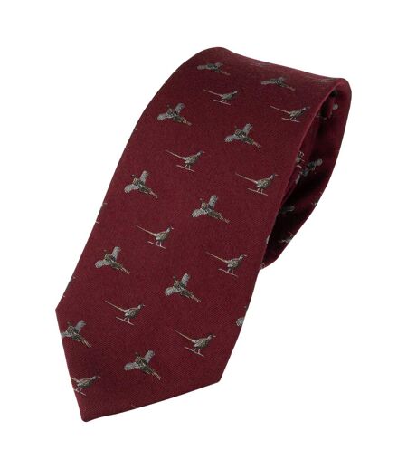 Cravate Motif/style Faisan Taille Unique Bordeaux Jack Pyke
