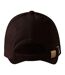 Casquette De Baseball Motif/style 6 Panneaux Marron Malfini-2