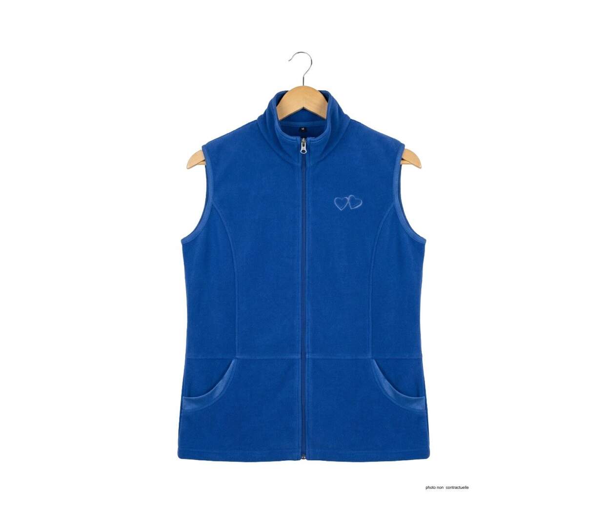 AXXANO AH1190 – Gilet sans manches polaire Bleu Lavande : douceur et confort féminin-2
