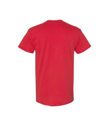 T-shirt Manches Courtes Homme Rouge Gildan
