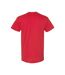 T-shirt Manches Courtes Homme Rouge Gildan-2