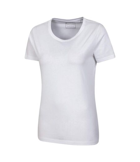 T-shirt basic femme blanc Mountain Warehouse