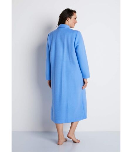 Peignoir robe de chambre brodé en Courtelle