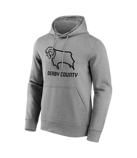 Mens Hoodie Grey Derby County FC