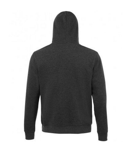 SOLS Unisex Adults Spencer Hooded Sweatshirt (Charcoal Marl) - UTPC4099