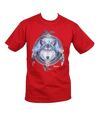 T-shirt homme manches courtes - Loup celtique 23848 - Rouge