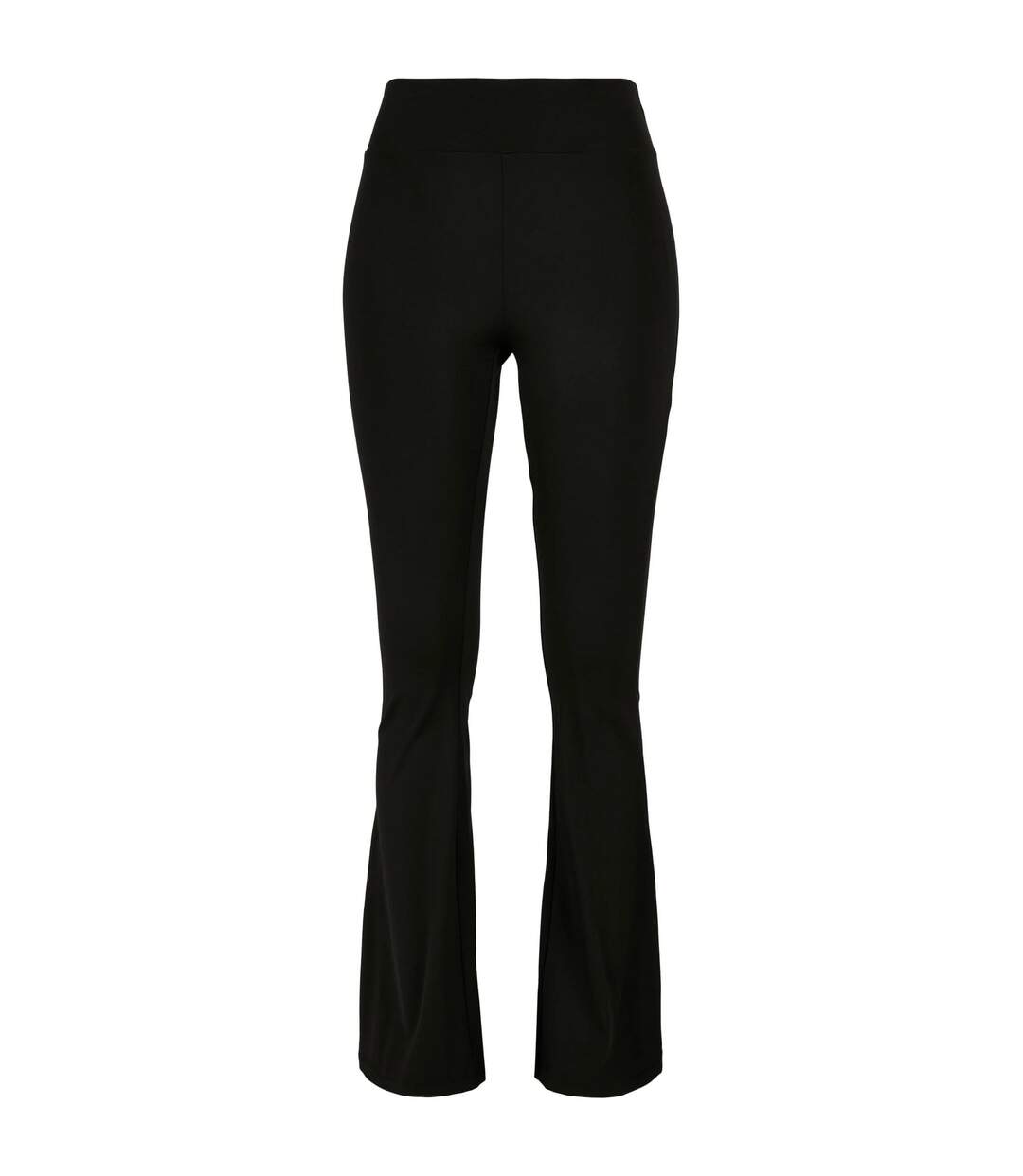 Womens/ladies Recycled Flared High Waist Leggings Black Urban Classics-1