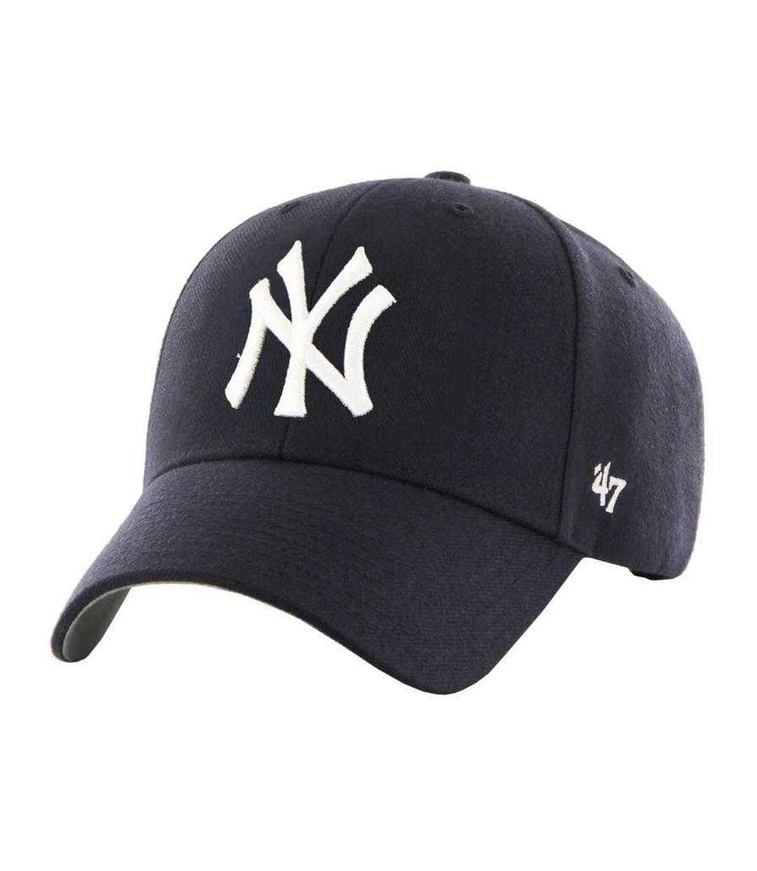 Unisex Adult Mvp 47 Wool Blend Cap Navy Blue New York Yankees-1