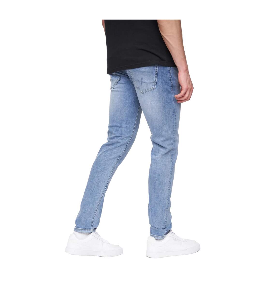 Jean Mayhen Homme Bleu Clair Délavé Henleys-3