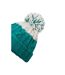 Apres beanie emerald/soft white Beechfield-3