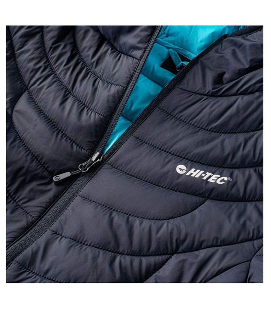 Doudoune Motif/style Matelassé Nahia Femme Bleu Marine Foncé Hi-Tec-3