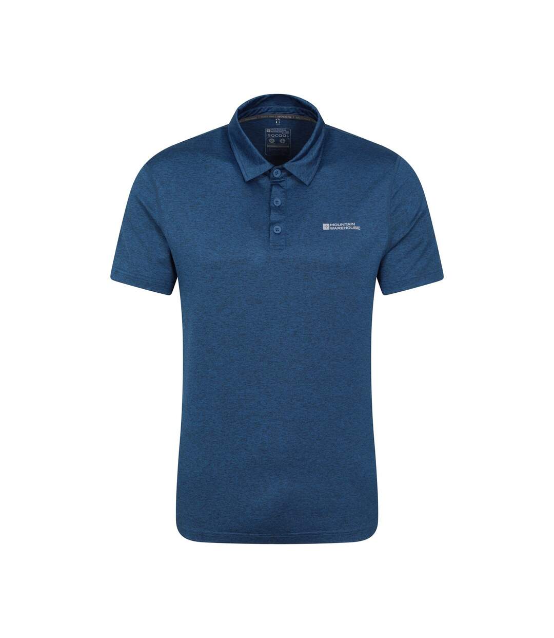 Mens deuce isocool polo shirt active red Mountain Warehouse-1