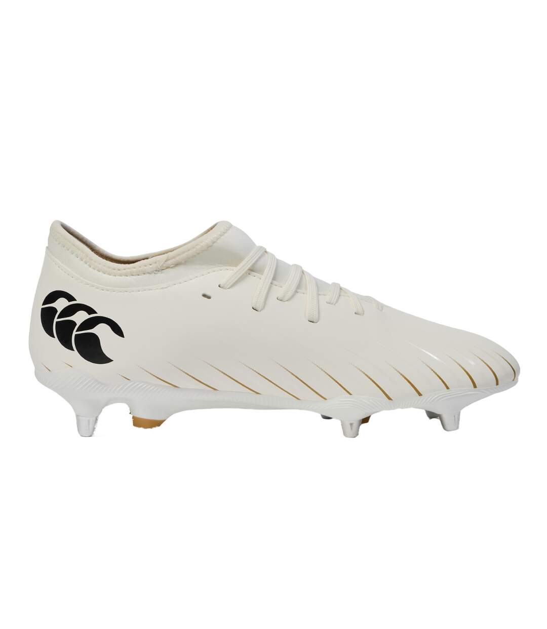 Unisex Adult Speed Falcon Team Firm Ground Rugby Boots Snow White Canterbury-4