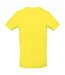 Tee-shirt B&c Mens #e190 Jaune Vif B And C-2
