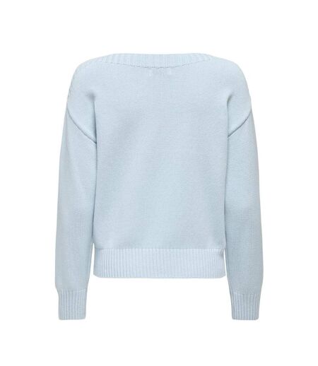 Pull bleu  clair femme jdy marie