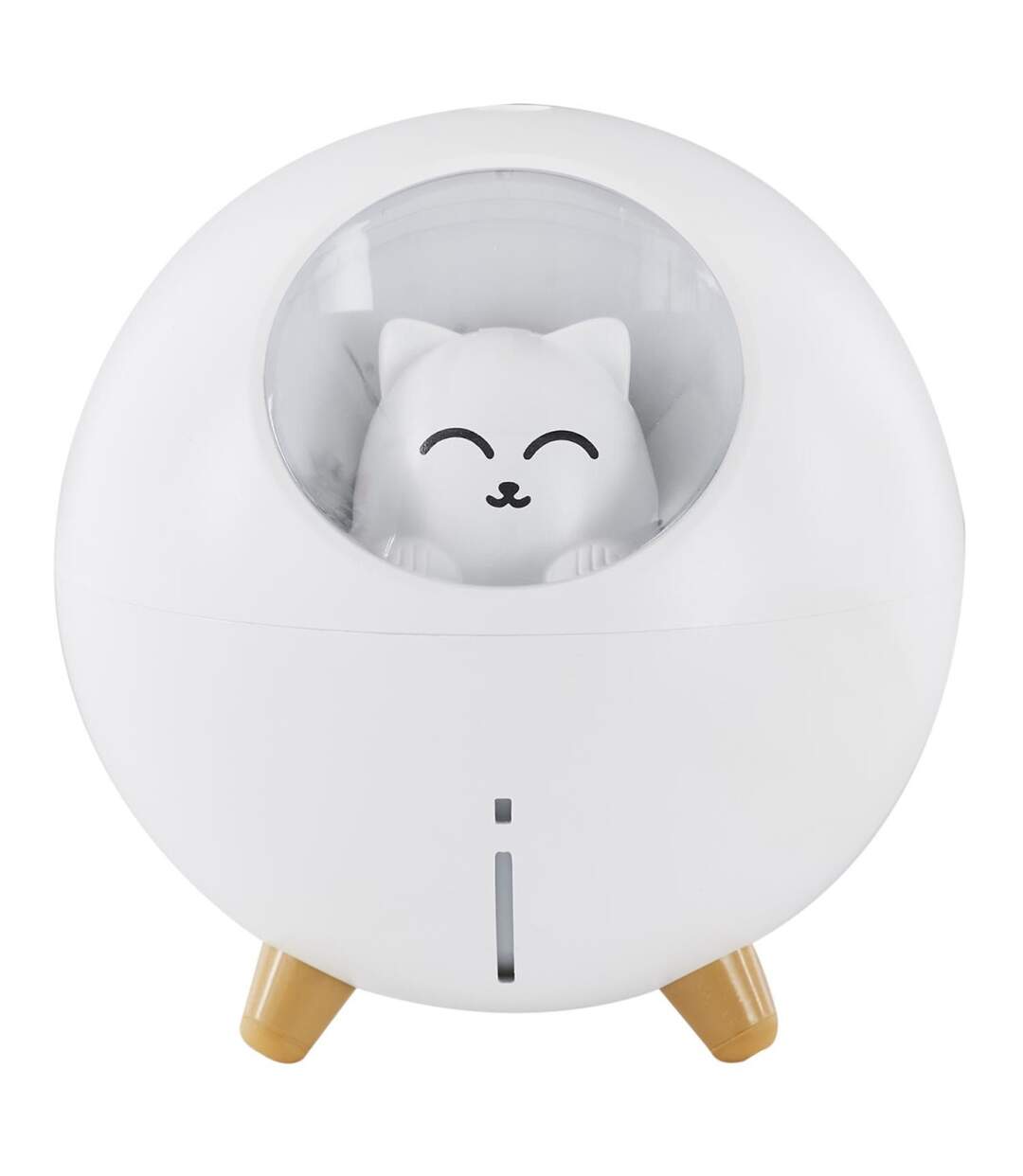Diffuseur de Parfum Led Chat 11cm Blanc-1