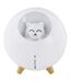 Diffuseur de Parfum Led Chat 11cm Blanc-1