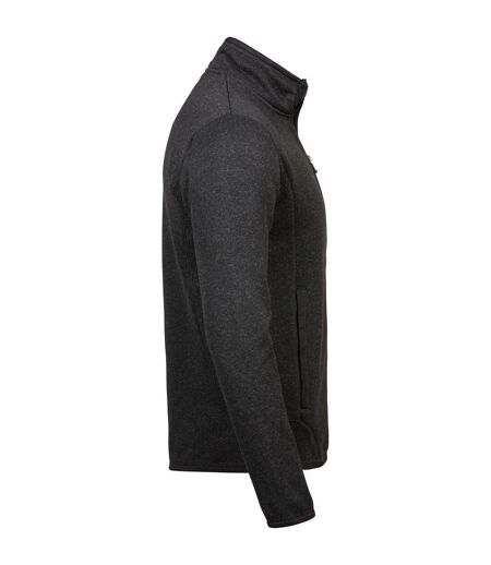 Mens Outdoor Fleece Jacket Black Tee Jays