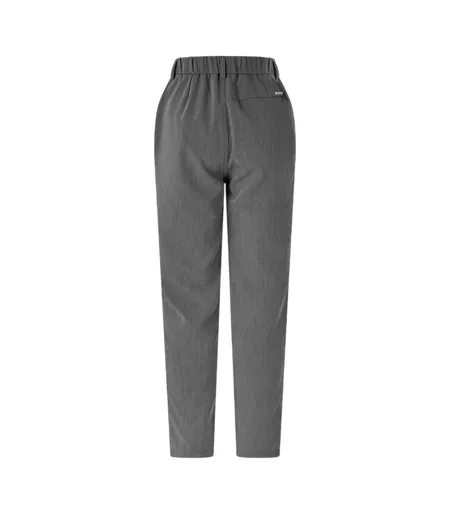 Mens Wide Leg Trousers Slate Grey Belier
