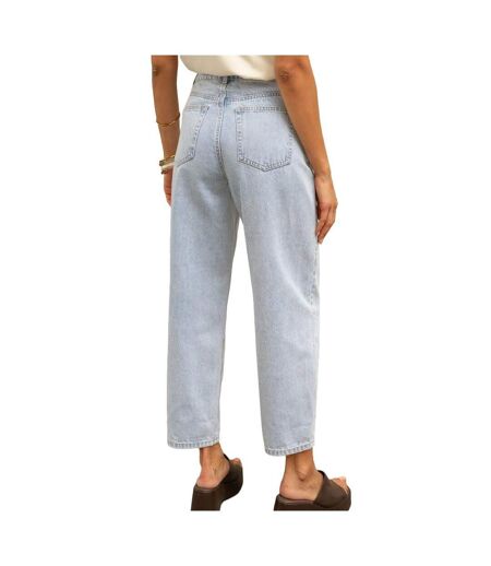 Jean barrel bleu femme oraije bony