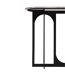 Console design effet marbre TUSCO - Noir-2