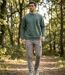 CHALLENGER GARRY5 — Sweat col rond kaki : le confort résistant au style aventurier-4
