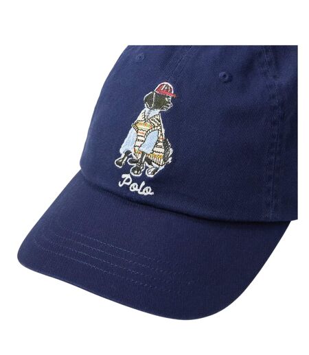 Casquette De Baseball Motif/style Chien Bleu Marine Ralph Lauren
