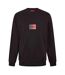 Mens Danotop Gradient Logo Ribbed Sweatshirt Black Hugo-1