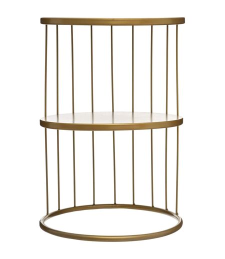 Table d'appoint design filaire Kobu