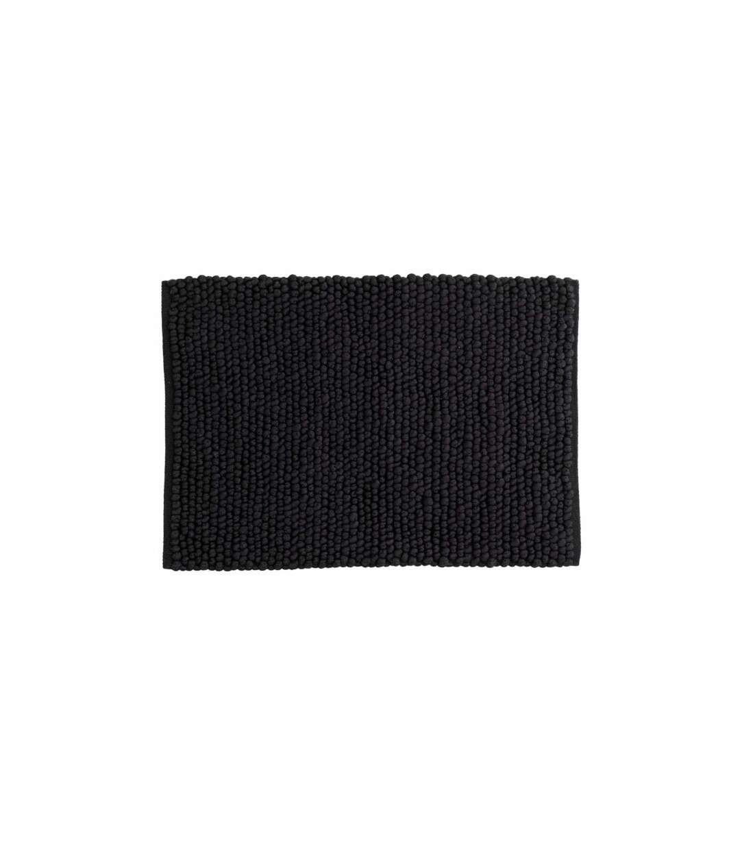 Tapis de Salle de Bain Wilmer 50x80cm Noir-1