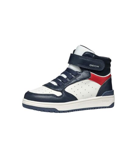 Basket Montante à Scratches Geox Junior Washiba Geobuck Lycra