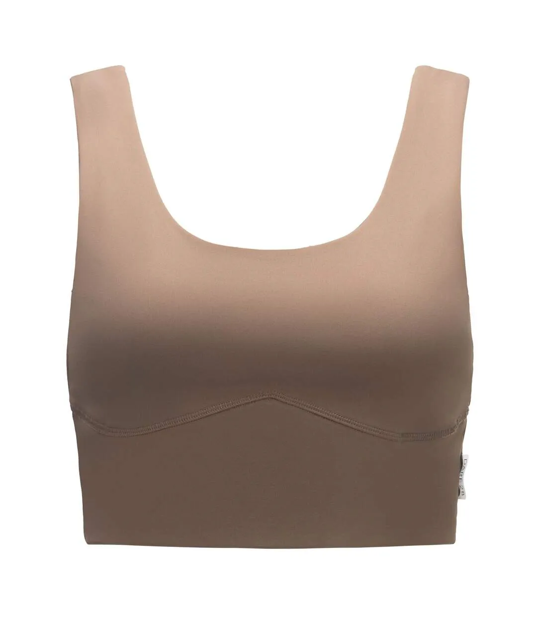 Brassière De Sport Cintrée Et Unie Refresh Femme Marron Clair Dare 2B-2