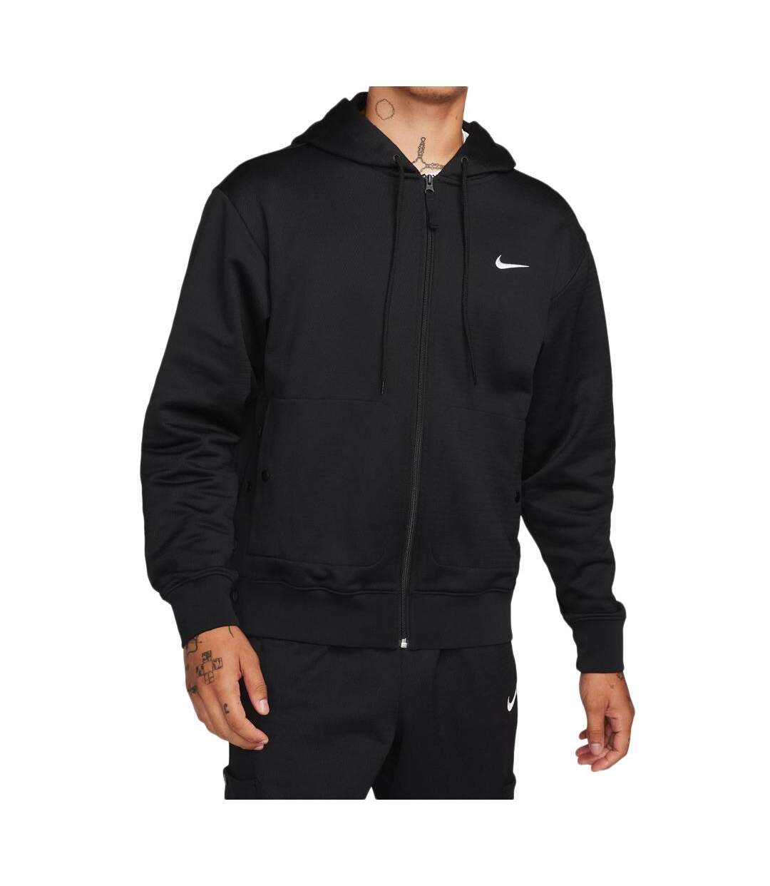 Sweat à Capuche Noir Homme Nike Hoodie - L-1