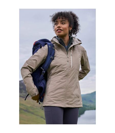 Veste imperméable rainforest extreme femme beige Mountain Warehouse