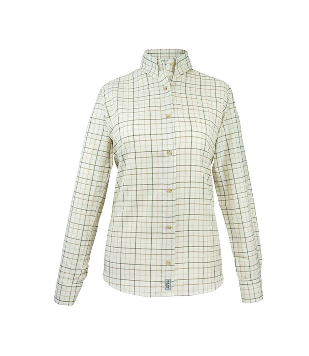 Chemisier Motif/style À Carreaux Countryman Femme Marron Jack Pyke-1