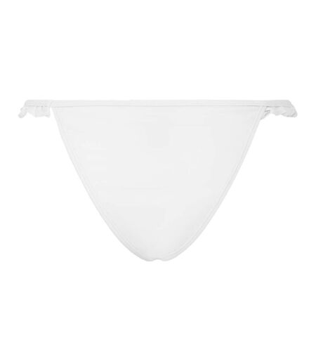 Bas De Maillot De Bain Motif/style À Volants Femme Blanc Brave Soul