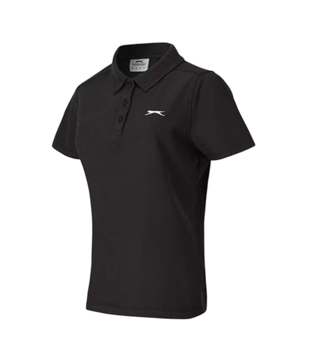 Polo Motif/style Logo Femme Noir Slazenger-3