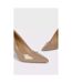 Dorothy Perkins Womens/Ladies Dash Gloss Pointed Court Shoes (Taupe) - UTDP1272