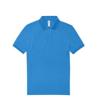 Mens My Polo Shirt Lake Blue B&C