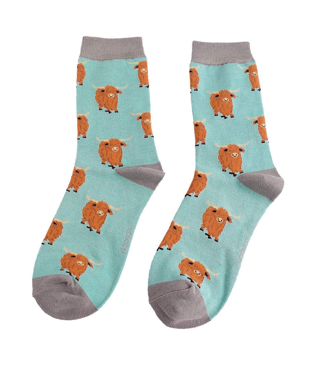 Chaussettes de vache Highland pour dames | Chaussettes fantaisie en bambou-3