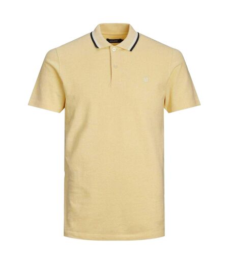 Mens Regular Short-sleeved Polo Shirt Yellow Jack And Jones