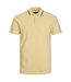 Mens Regular Short-sleeved Polo Shirt Yellow Jack And Jones-1