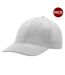 Atlantis Start 6 Panel Baseball Cap (Pack of 2) (White) - UTAB416